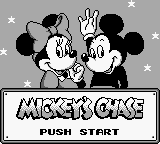 Mickey's Chase (Europe) Title Screen